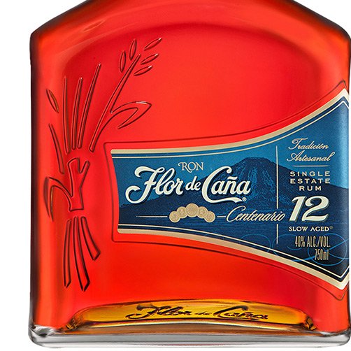 Rum Single Estate Centenario 12 years old - Flor de Caña (0.7l, astuccio)