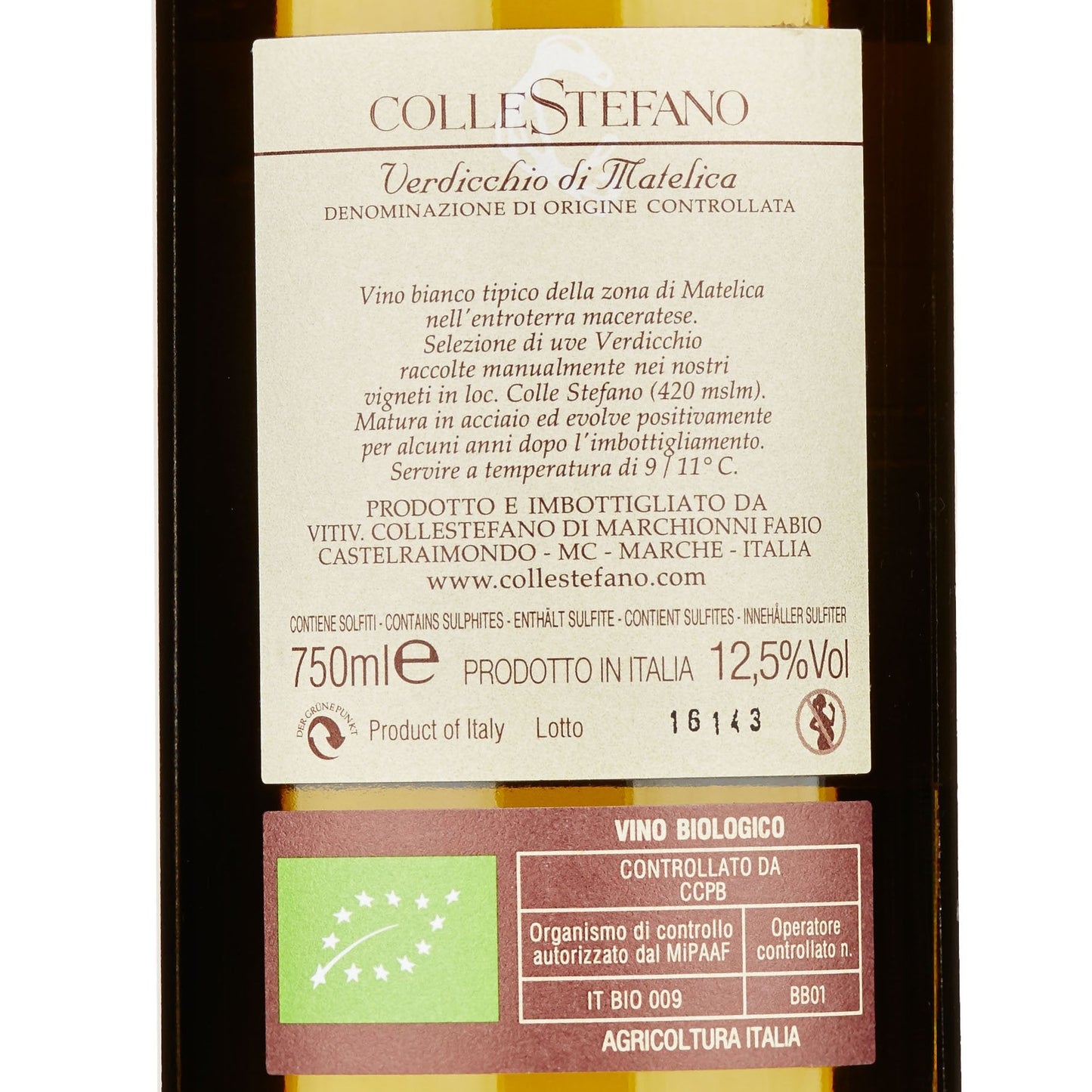 Verdicchio di Matelica DOC 2024 - Collestefano