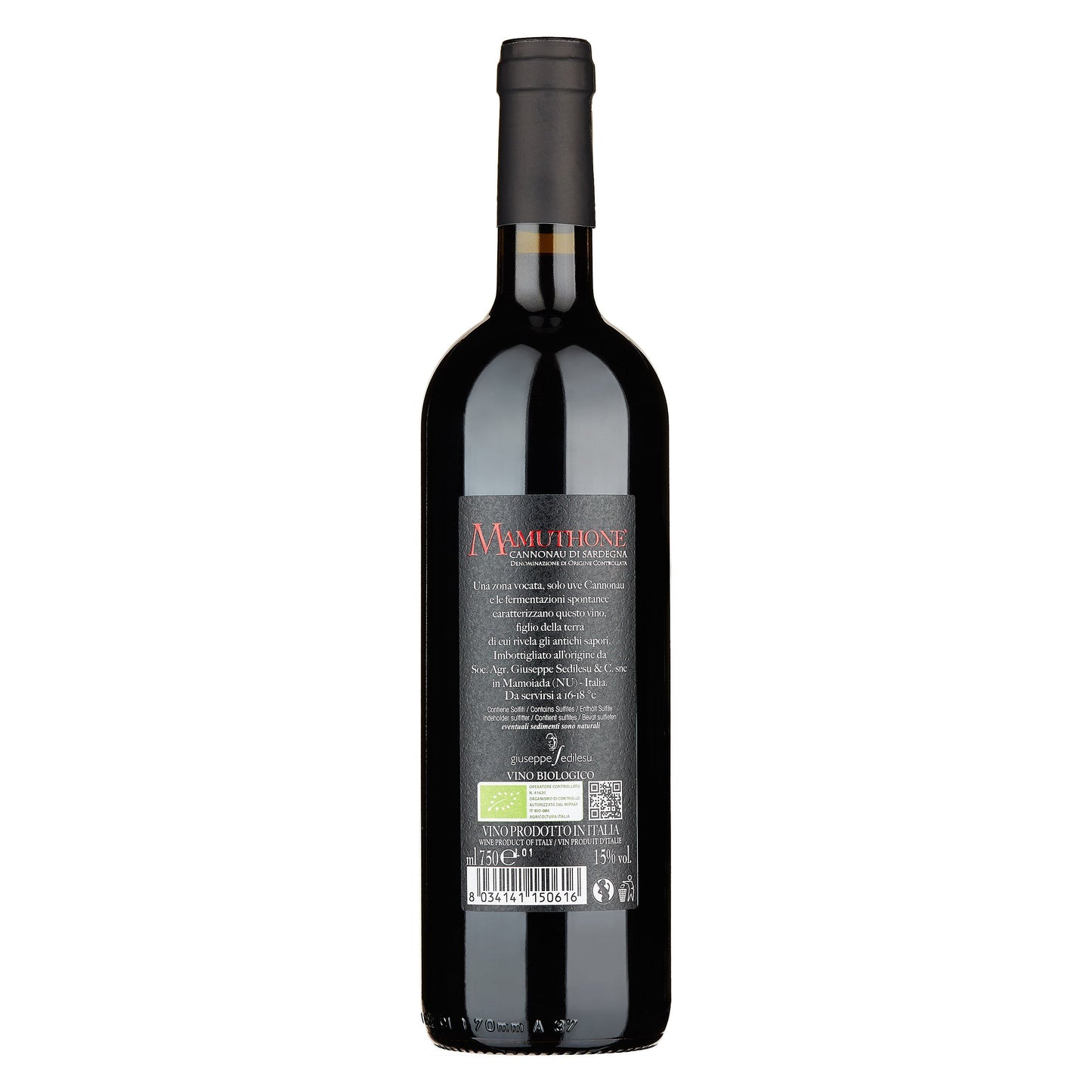 Cannonau di Sardegna DOC "Mamuthone" 2022 - Sedilesu