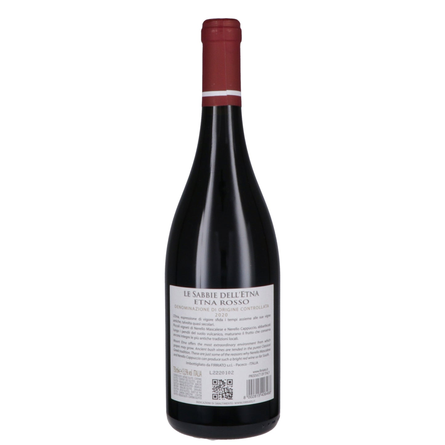 Etna Rosso DOC "Le Sabbie dell’Etna" 2021 - Firriato